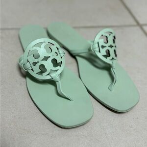 Tory Burch seafoam green sandals
